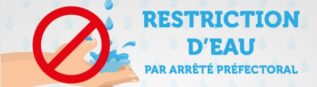 Actualisation – Nouvelles mesures de restriction d’eau à compter du 8 août