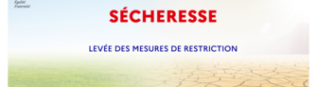 Sécheresse – Levée des restrictions