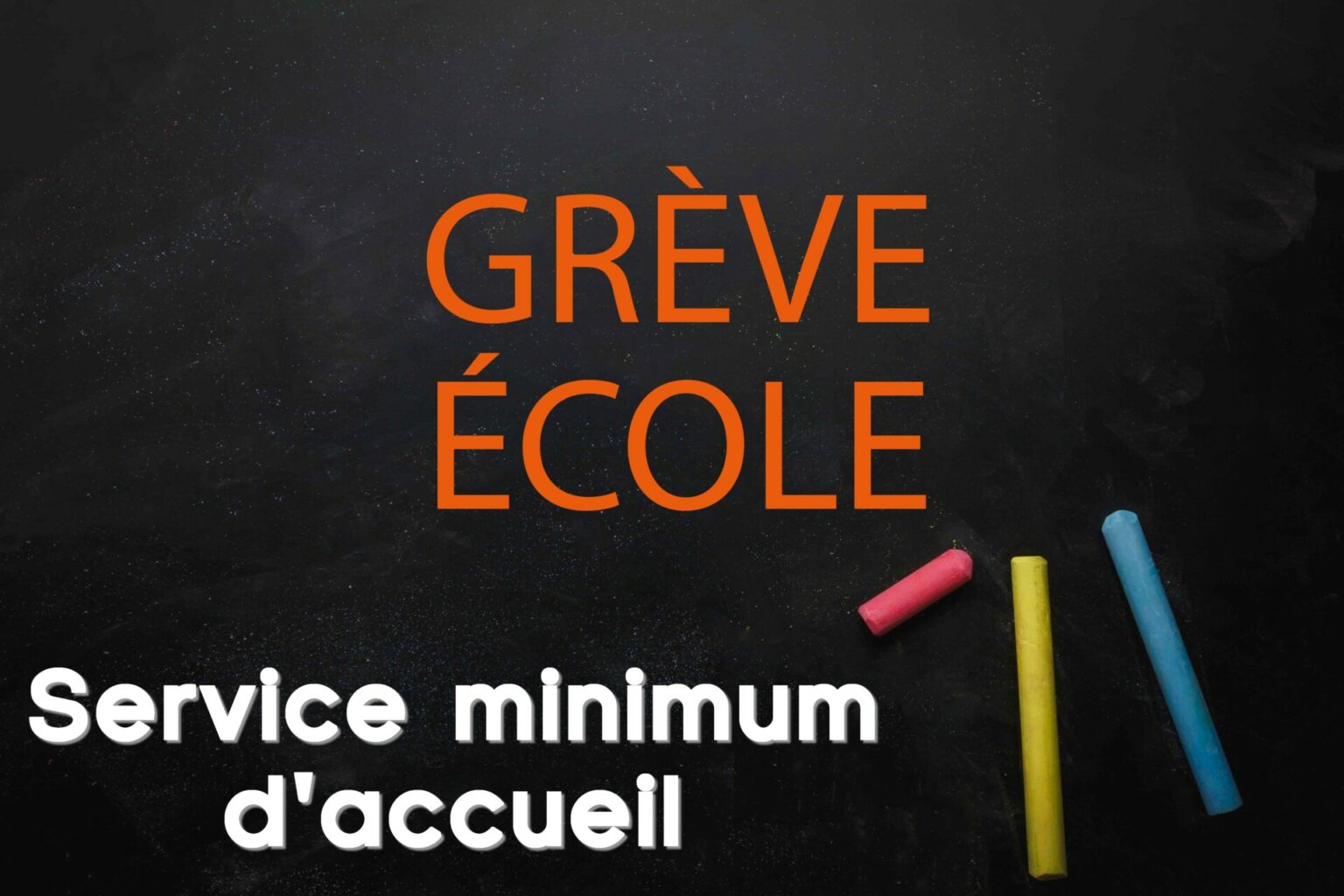 École Grève du 31 janvier Service minimum d'accueil Vitteaux