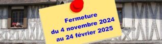 Fermeture saisonnière du bureau de l’office de tourisme
