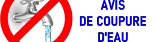 Lotissement Sainte Anne – Coupure d&rsquo;eau